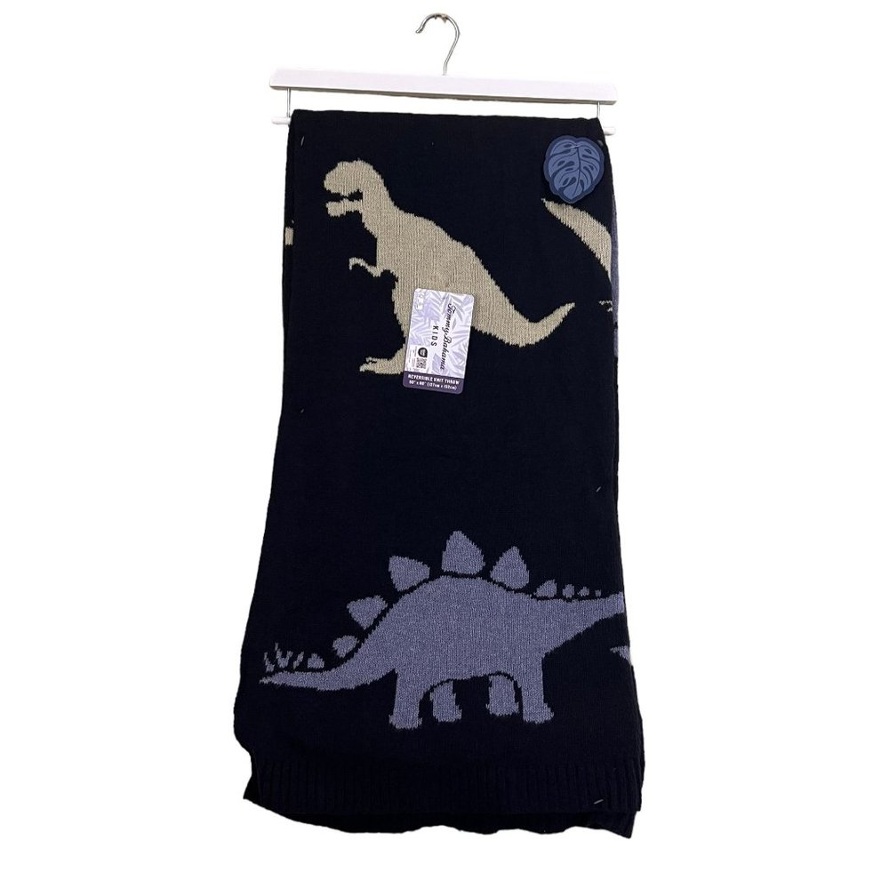 NWT Tommy Bahama Kids Dinosaur Reversible Throw 50 x 60